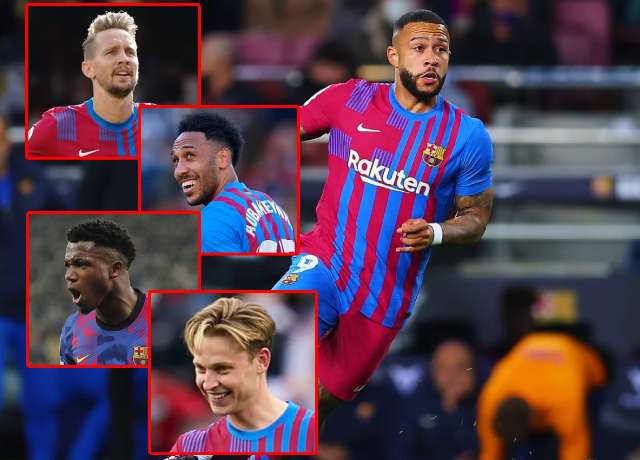 Top 10 Best Goalscorers For Barcelona In 2021/22 Season