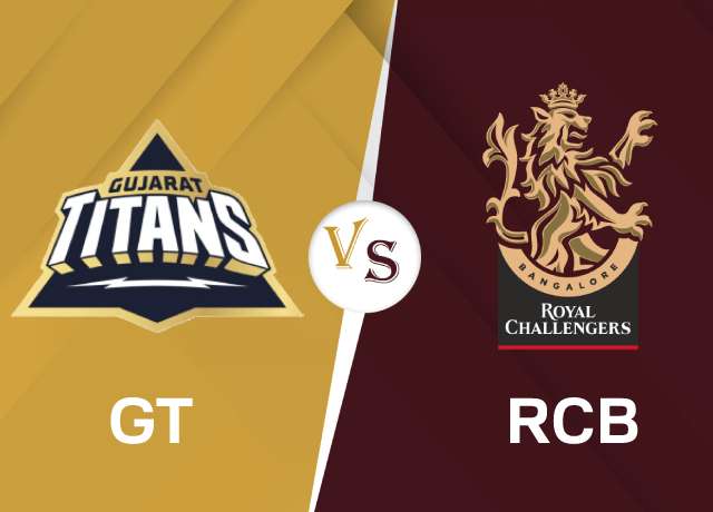 GT vs RCB
