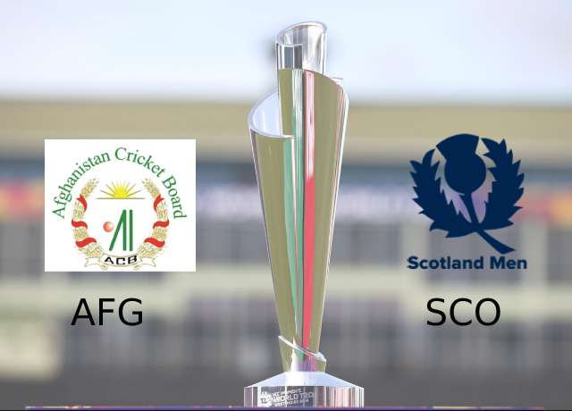 T20 World Cup 2021: Afghanistan vs Scotland 17th match Live Streaming