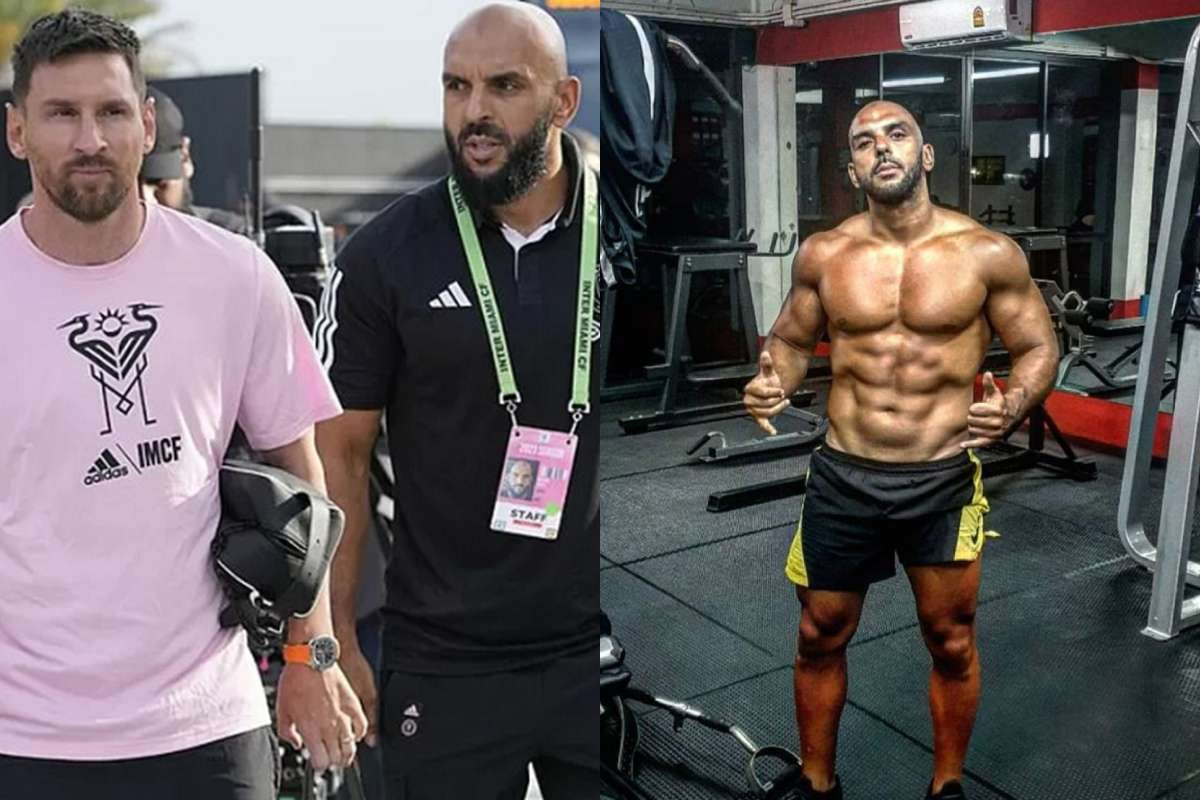 Lionel Messi's bodyguard Yassine Chueko