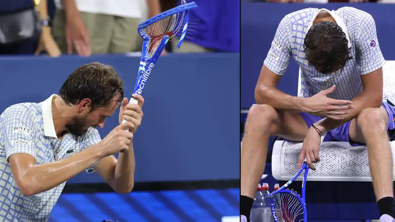 Why Did Daniil Medvedev Break His Tennis Racket? Full Incident Explained