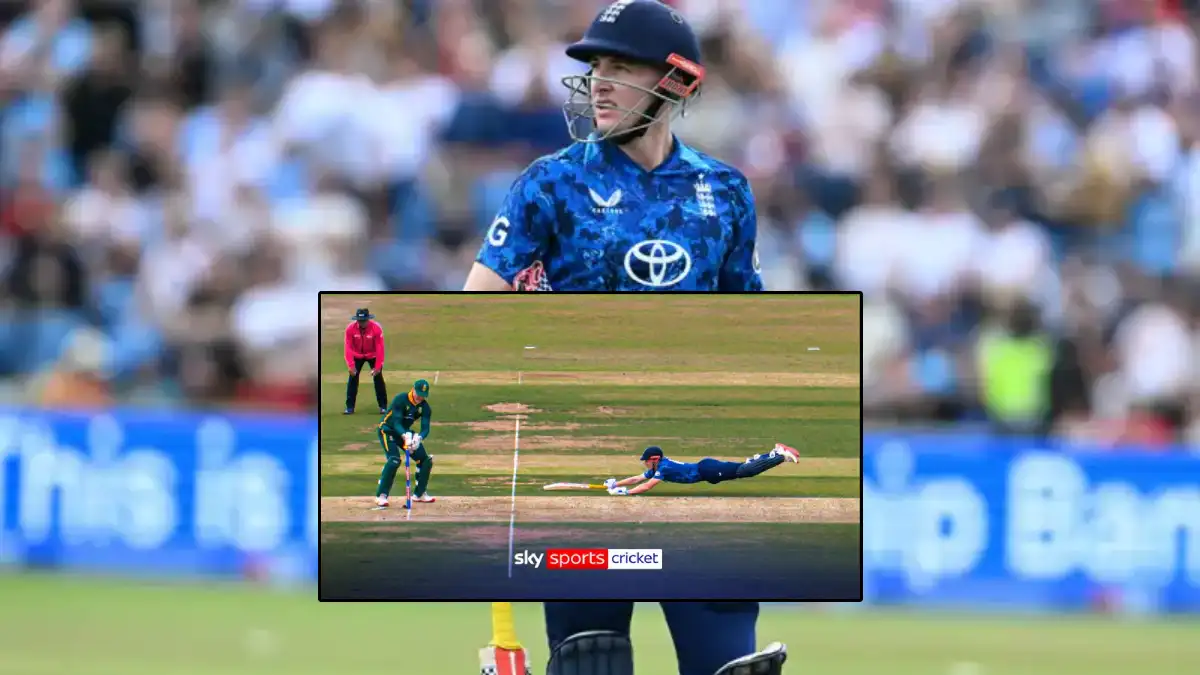 Harry Brook Becomes First England ODI Captain Run Out in 54 Years