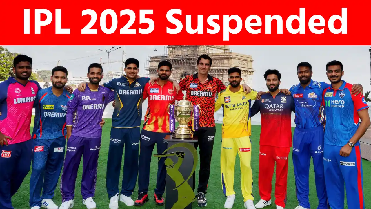BCCI has suspended IPL 2025 due to India & Pakistan situation