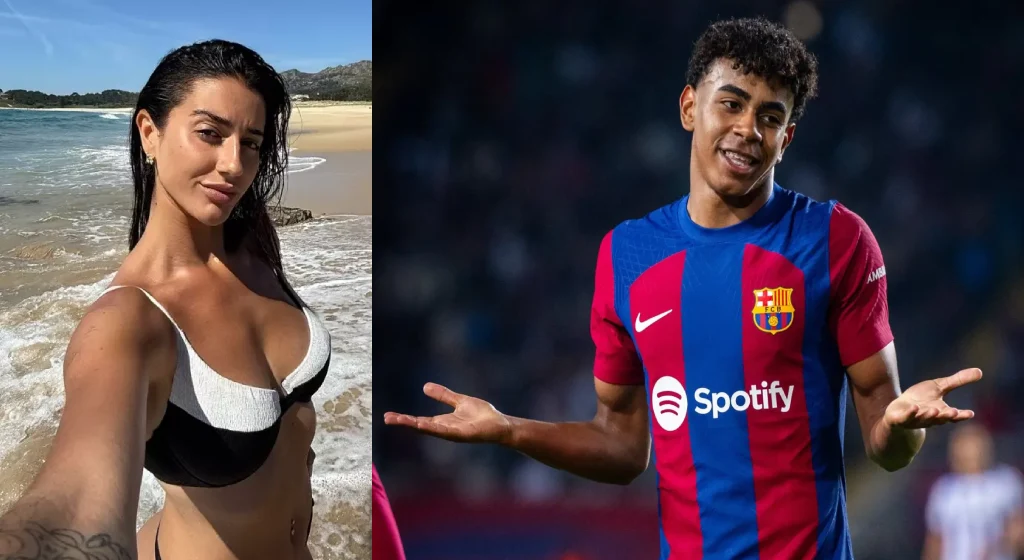 Photo: Yamal spending quality time with OnlyFans model Fati Vazquez