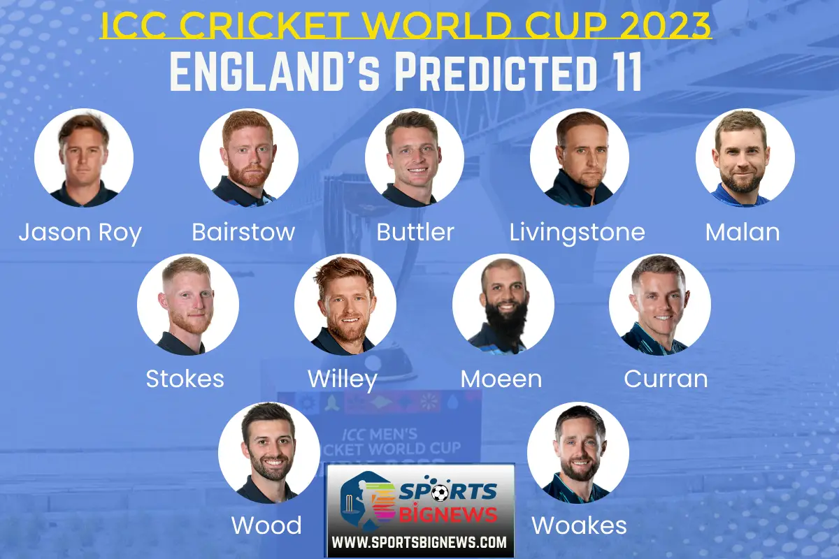 England Squad, Playing 11, Schedule for ODI World Cup 2023