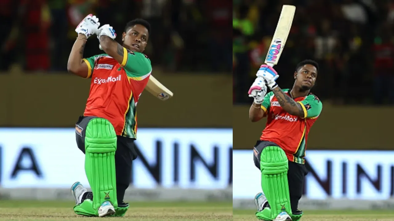 Shimron Hetmyer Smashes 5 Sixes in One Over in Stunning T20 Knock